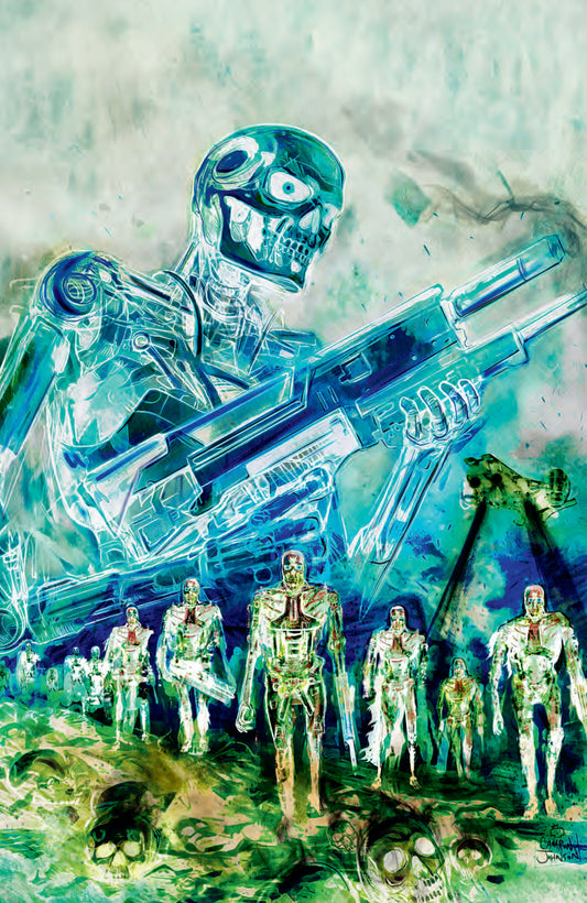 TERMINATOR #1 (Camron T Johnson) NYCC Negative Virgin Foil Exclusive LMTD to 214 W COA