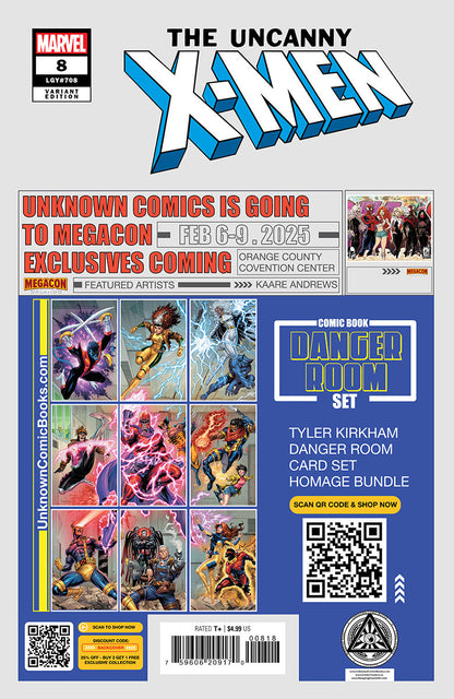 [Signed by Leirix] Uncanny X-Men #8 Unknown Comics Leirix Exclusive Var [IN STOCK]
