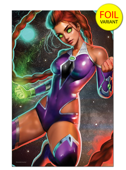 [Signed by Nathan Szerdy] [FOIL] TITANS #1 NATHAN SZERDY (616) EXCLUSIVE VIRGIN VAR [IN STOCK]