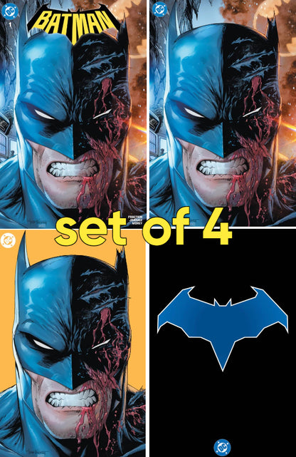 🦇 BATMAN #1 TYLER KIRKHAM EXCLUSIVE - SET OF 4 - TRADE, VIRGIN, FOIL, LOGO
