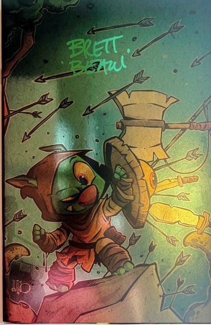 ✏️ DORC #1 3RD PRINT MEGACON VIRGIN FOIL SIGNED BY BRETT BEAN - LTD 500