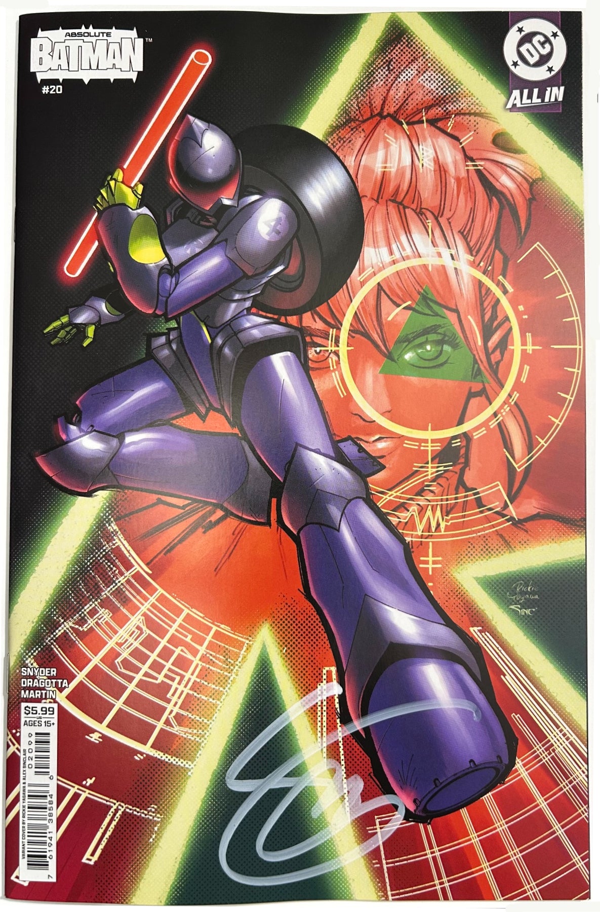 ✏️ ABSOLUTE BATMAN #20 CVR H ALEX & BROWN VAR SIGNED BY SCOTT SNYDER W/COA