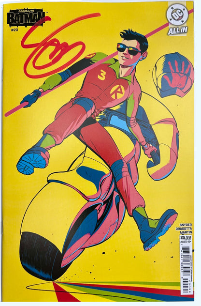 ✏️ ABSOLUTE BATMAN #20 CVR G RODRIGUEZ VAR SIGNED BY SCOTT SNYDER W/COA
