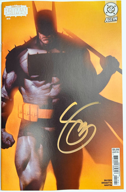 ✏️ ABSOLUTE BATMAN #19 CVR B BEN OLIVER VAR SIGNED BY SCOTT SNYDER W/COA
