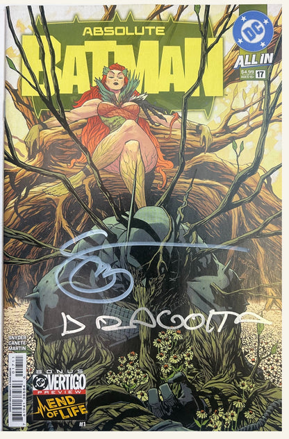 ✏️ ABSOLUTE BATMAN #17 CVR A - 2X SIGNED BY DRAGOTTA & SNYDER W/COA'S