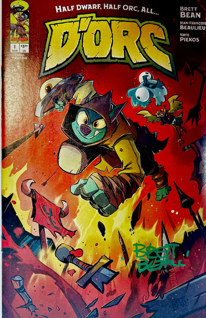 ✏️ DORC #1 3RD PRINTING SIGNED BY BRETT BEAN AT C2E2