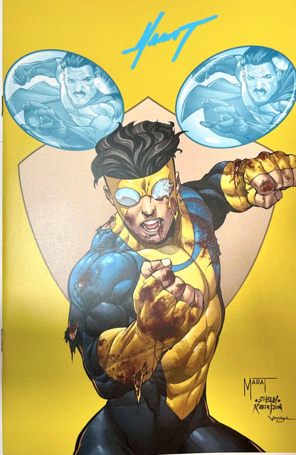 ✏️ INVINCIBLE #1 C2E2 VIRGIN EXCLUSIVE SIGNED BY MARAT MYCHAELS