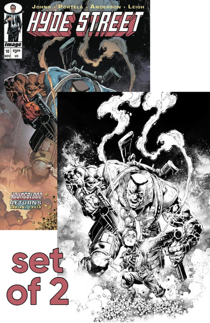 👓 HYDE STREET #10 CVR E & F YOUNGBLOOD TEAM UP -SET OF 2 - 2/25/26