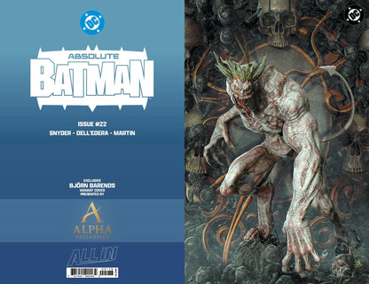 ABSOLUTE BATMAN #22 BJORN BARENDS EXCLUSIVE VIRGIN VAR