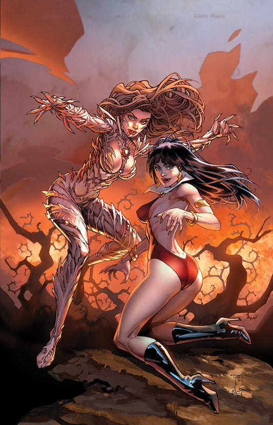 VAMPIRELLA X WITCHBLADE SPECIAL #1 RANDY GREEN NYCC EXCLUSIVE VIRGIN VAR