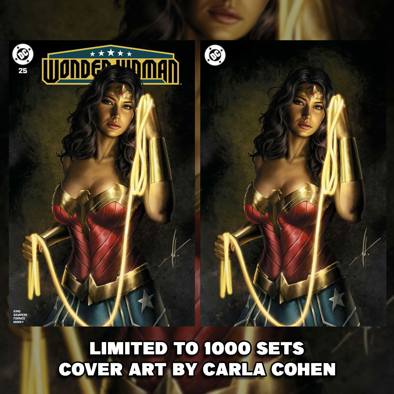 WONDER WOMAN #25 CARLA COHEN TRADE/VIRGIN EXCLUSIVE - PREORDER 10/01/25