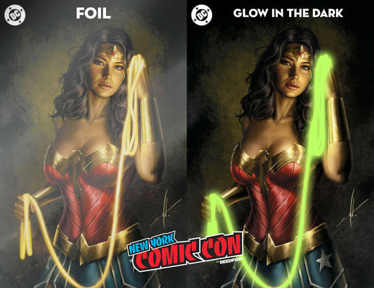 WONDER WOMAN #25 CARLA COHEN FOIL / GLOW IN THE DARK NYCC EXCLUSIVES - PREORDER 10/01/25