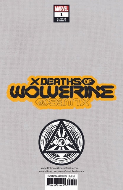 X Deaths Of Wolverine 1 Unknown Comics Tyler Kirkham Exclusive Var (01/26/2022)