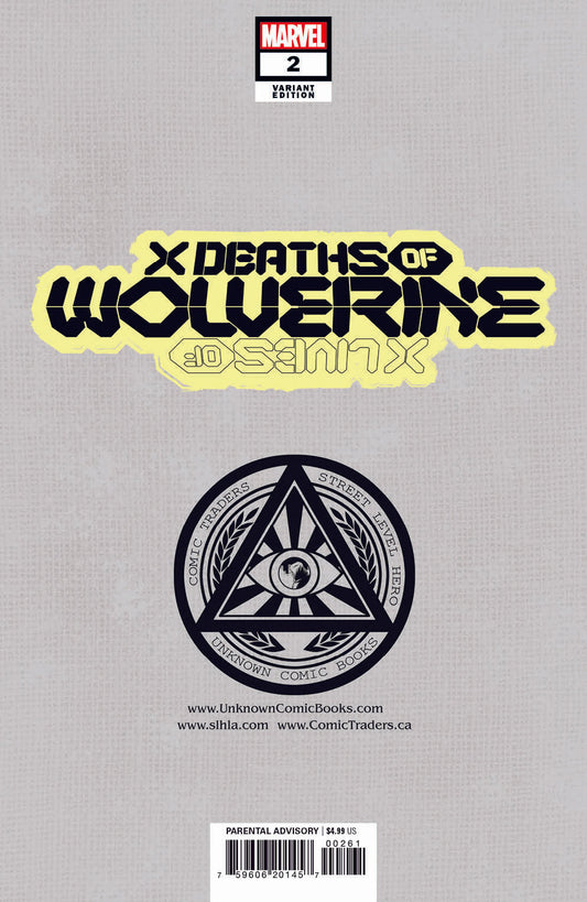 X Deaths Of Wolverine 2 Unknown Comics Ryan Stegman Exclusive Var (02/09/2022)