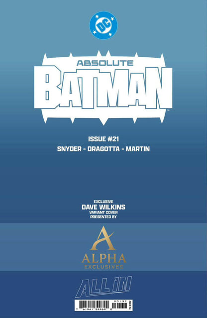 ABSOLUTE BATMAN #21 DAVE WILKINS TRADE EXCLUSIVE VAR
