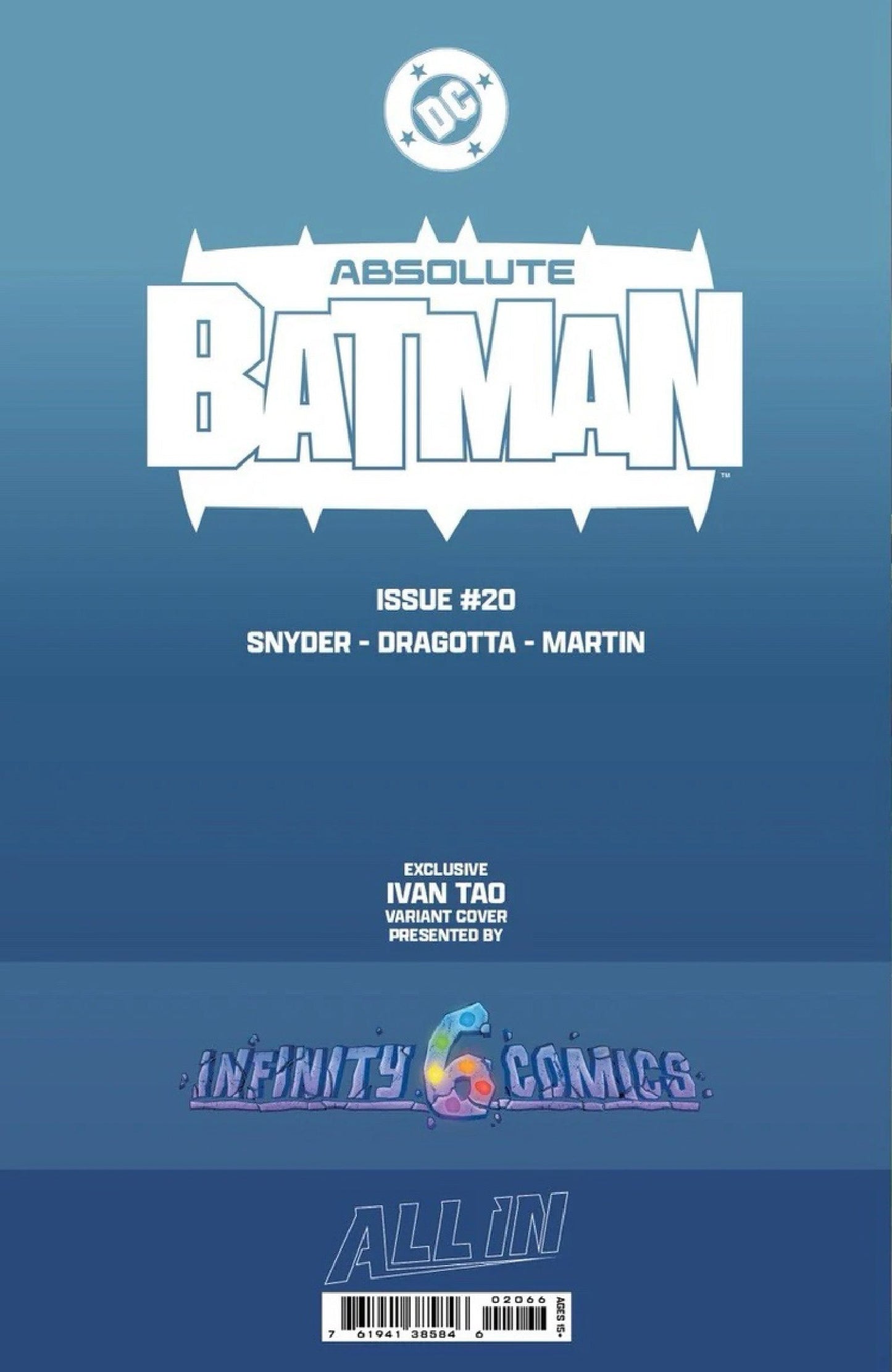 [FOIL] ABSOLUTE BATMAN #20 IVAN TAO EXCLUSIVE VIRGIN VAR