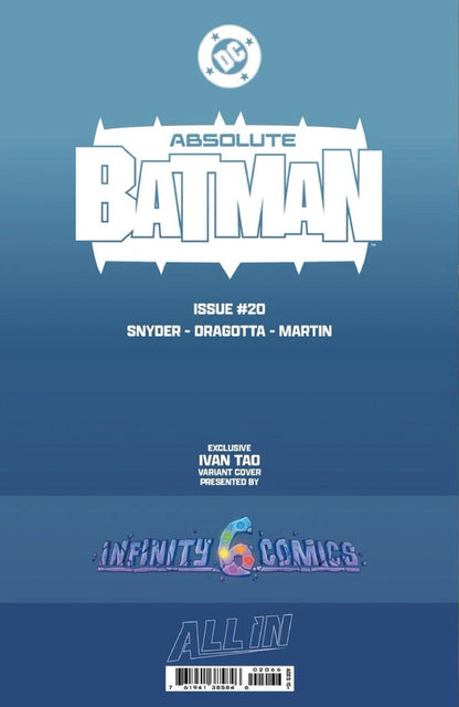 [FOIL] ABSOLUTE BATMAN #20 IVAN TAO EXCLUSIVE VIRGIN VAR