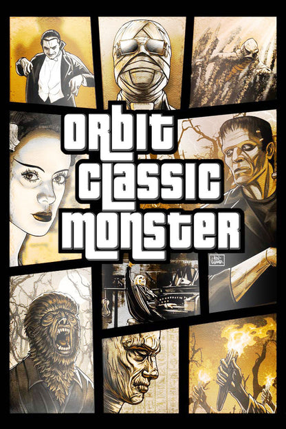 Classic Monsters #1 Ben Vazquez GTA Bronze Foil Variant LTD 25
