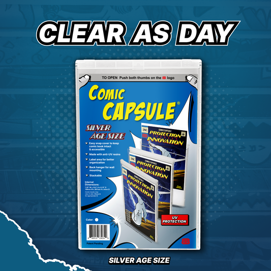 Clear SILVER Age Size ComicCapsule