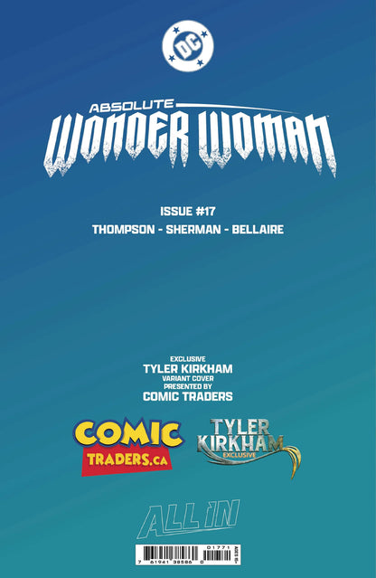 [FOIL] ABSOLUTE WONDER WOMAN #17 TYLER KIRKHAM Megacon 2026 EXCLUSIVE VIRGIN VAR