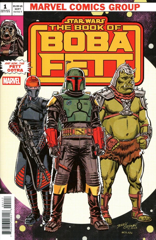 STAR WARS: THE BOOK OF BOBA FETT #1 - 1:25 RATIO JERRY ORDWAY VARIANT