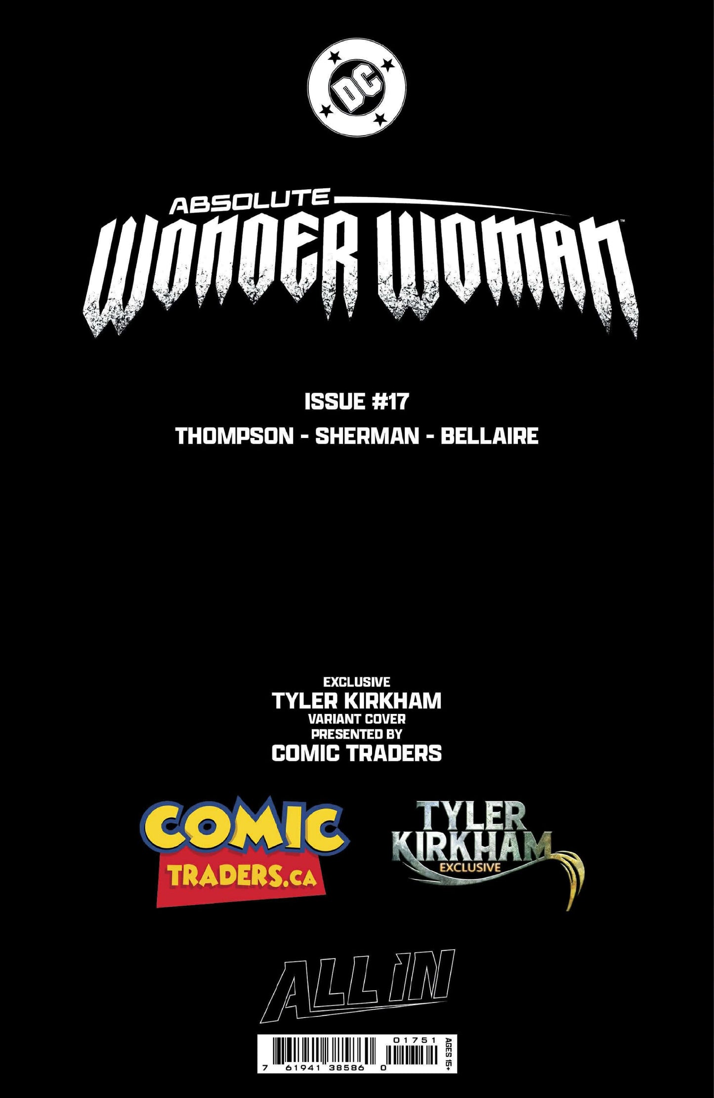 ABSOLUTE WONDER WOMAN #17 TYLER KIRKHAM Megacon 2026 EXCLUSIVE VAR
