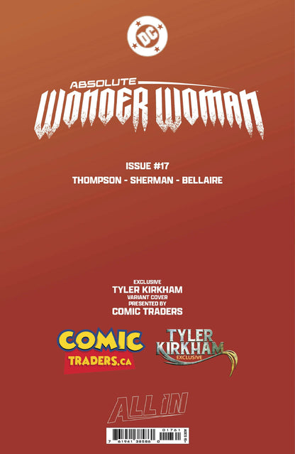 ABSOLUTE WONDER WOMAN #17 TYLER KIRKHAM Megacon 2026 EXCLUSIVE VIRGIN VAR