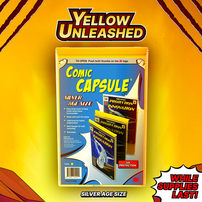 Yellow SILVER Age Size ComicCapsule